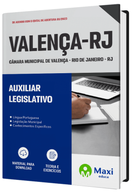 Apostila Câmara de Valença - RJ - 2023 - Auxiliar legislativo