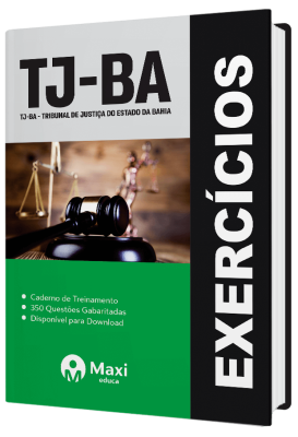 Caderno de Questões TJ-BA 2023 - 350 questões gabaritadas - Praticando - Comum a todas as Especialidades de Analista Judiciário