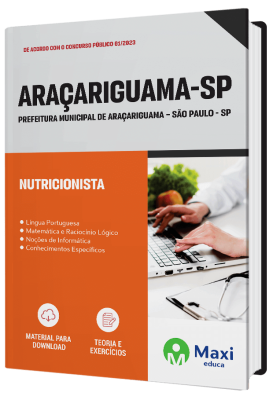Apostila Prefeitura de Araçariguama - SP - 2023 - Nutricionista