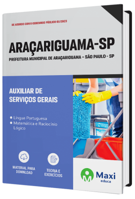 Apostila Prefeitura de Araçariguama - SP - 2023 - Auxiliar de Serviços Gerais