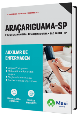 Apostila Prefeitura de Araçariguama - SP - 2023 - Auxiliar de Enfermagem