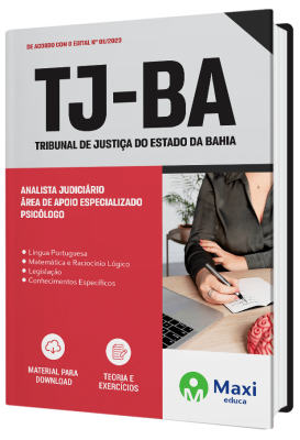 Apostila TJ-BA 2023 - Analista Judiciário – Área de Apoio Especializado – Psicólogo