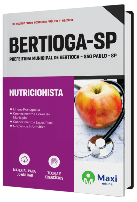 Apostila Prefeitura de Bertioga-SP 2023 - Nutricionista