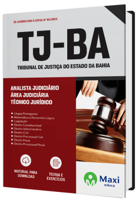 Apostila TJ-BA 2023 - Analista Judiciário - Área Judiciária - Técnico Jurídico