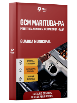 Apostila GCM Marituba - Prefeitura de Marituba - PA - 2025 - Guarda Municipal