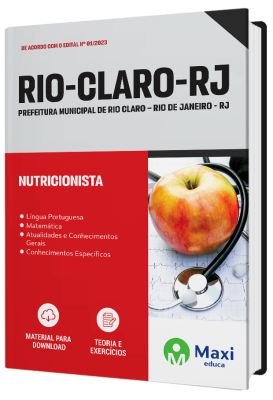 Apostila Prefeitura de Rio Claro - RJ - 2023 - Nutricionista