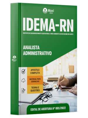 Apostila IDEMA-RN  - 2025 - Analista Administrativo
