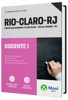 Apostila Prefeitura de Rio Claro - RJ - 2023 - Docente I