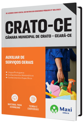 Apostila Câmara de Crato - CE 2023 - Auxiliar de Serviços Gerais