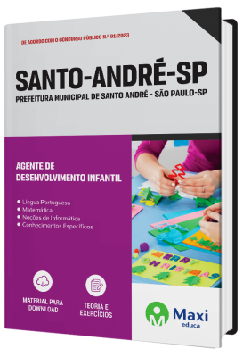 Apostila Prefeitura de Santo André - SP - Agente de Desenvolvimento Infantil