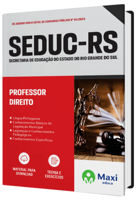 Apostila SEDUC-RS 2023 - Professor – Direito