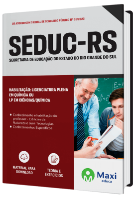 Apostila SEDUC-RS 2023 - Habilitação: Licenciatura Plena em Química ou LP em Ciências/Química