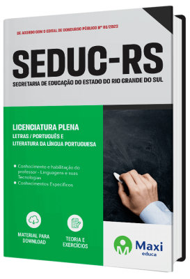 Apostila SEDUC-RS 2023 - Licenciatura Plena – Letras / Português e Literatura da Língua Portuguesa