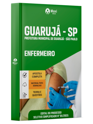 Apostila Prefeitura de Guarujá - SP - 2025 - Enfermeiro