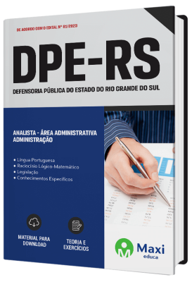Apostila DPE-RS 2023 - Analista - Área Administrativa - Administração