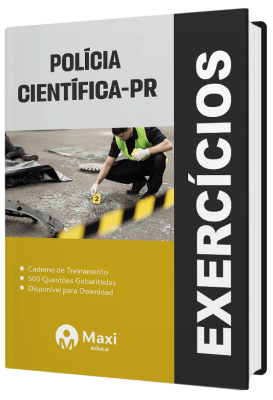 Caderno de Questões Polícia Científica-PR 2023 - 500 questões gabaritadas - Praticando