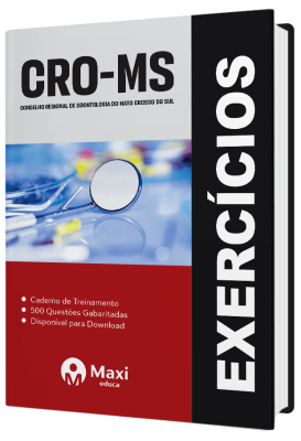 Caderno de Questões CRO-MS 2023 - 500 questões gabaritadas - Praticando