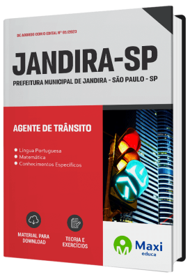 Apostila Prefeitura de Jandira - SP 2023 - Agente De Trânsito