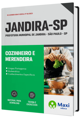 Apostila Prefeitura de Jandira - SP 2023 - Cozinheiro E Merendeira
