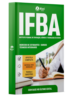 Apostila IFBA - Instituto Federal de Educação, Ciência e Tecnologia da Bahia - 2025 - Ingresso de Estudantes - Cursos Técnicos Integrados