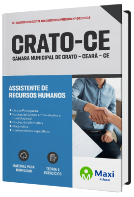 Apostila Câmara de Crato - CE 2023 - Assistente de Recursos humanos