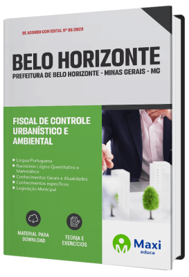 Apostila Prefeitura de Belo Horizonte-MG 2023 - Fiscal de Controle Urbanístico e Ambiental
