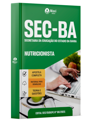 Apostila SEC-BA - 2025 - Nutricionista