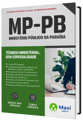Apostila MP-PB 2023 - Técnico Ministerial: sem especialidade