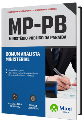 Apostila MP-PB 2023 - Comum Analista Ministerial