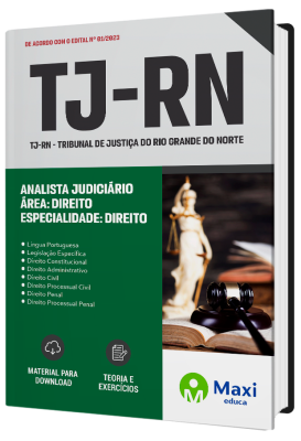 Apostila TJ-RN - 2023 - Analista Judiciário - Área: Direito - Especialidade: Direito