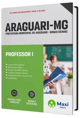 Apostila Prefeitura de Araguari - MG 2023 - Professor I