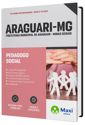 Apostila Prefeitura de Araguari - MG 2023 - Pedagogo Social
