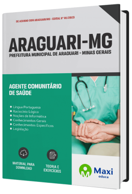 Apostila Prefeitura de Araguari - MG 2023 - Agente Comunitário de Saúde