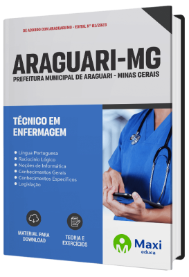 Apostila Prefeitura de Araguari - MG 2023 - Técnico em Enfermagem