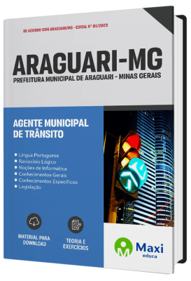 Apostila Prefeitura de Araguari - MG 2023 - Agente Municipal de Trânsito