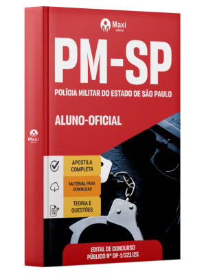 Apostila PM-SP - Polícia Militar - SP - 2025 - Aluno-Oficial