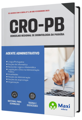 Apostila CRO-PB 2023 - Agente Administrativo