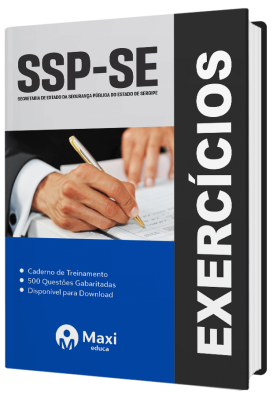 Caderno de Questões SSP-SE  2023 - 500 questões gabaritadas - Praticando
