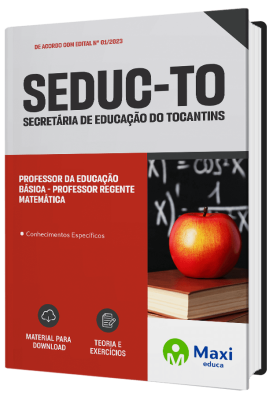 Apostila SEDUC-TO 2023 - Professor da Educação Básica - Professor Regente - Matemática