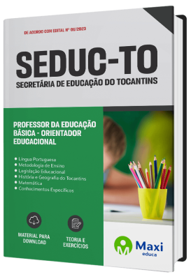 Apostila SEDUC-TO 2023 - Professor da Educação Básica - Orientador Educacional