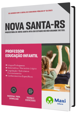 Apostila Prefeitura de Nova Santa Rita - RS - Professor Educação Infantil