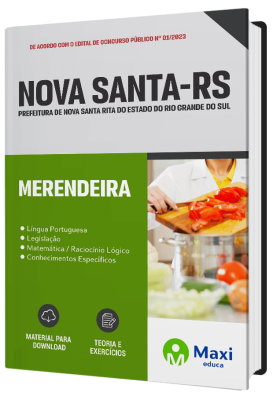 Prefeitura de Nova Santa Rita - RS 2023 - Merendeira