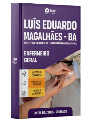 Apostila Prefeitura de Luís Eduardo Magalhães- BA -2026 - Enfermeiro Geral