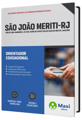 Apostila Prefeitura de São João de Meriti-RJ 2023 - Orientador Educacional