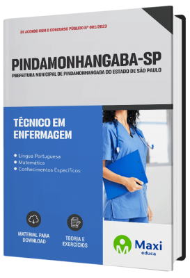 Apostila Prefeitura de Pindamonhangaba - SP 2023 - Técnico em Enfermagem