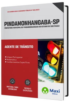 Apostila Prefeitura de Pindamonhangaba - SP 2023 - Agente de Trânsito