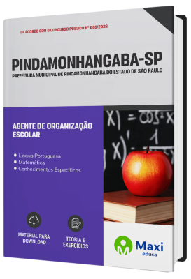 Apostila Prefeitura de Pindamonhangaba - SP 2023 - Agente de Organização Escolar