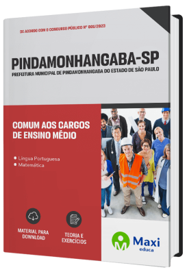 Apostila Prefeitura de Pindamonhangaba - SP 2023 - Comum aos cargos de Ensino Médio