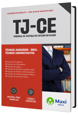Apostila TJ-CE 2023 - Técnico Judiciário – Área: Técnico-Administrativa