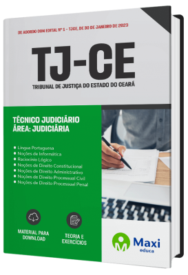 Apostila TJ-CE 2023 - Técnico Judiciário – Área: Judiciária